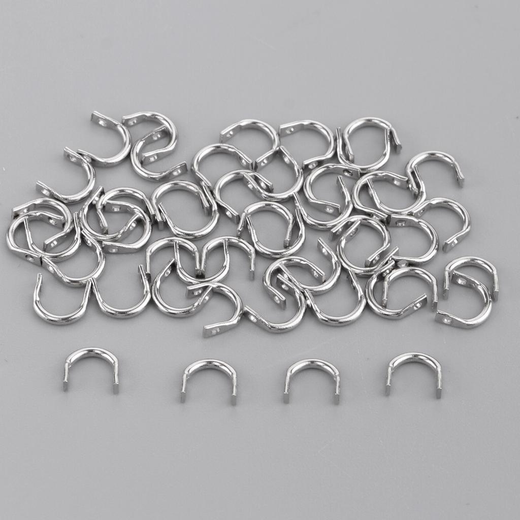 Fishing Lure Accessories - Gefaltete Gabeln aus Edelstahl, Spinner-Köderzubehör, Angelzubehör,