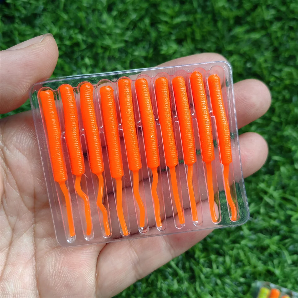 Fishing Lure Jerkbait - MUKUN Angelköder Mini Soft Worm Shrimp