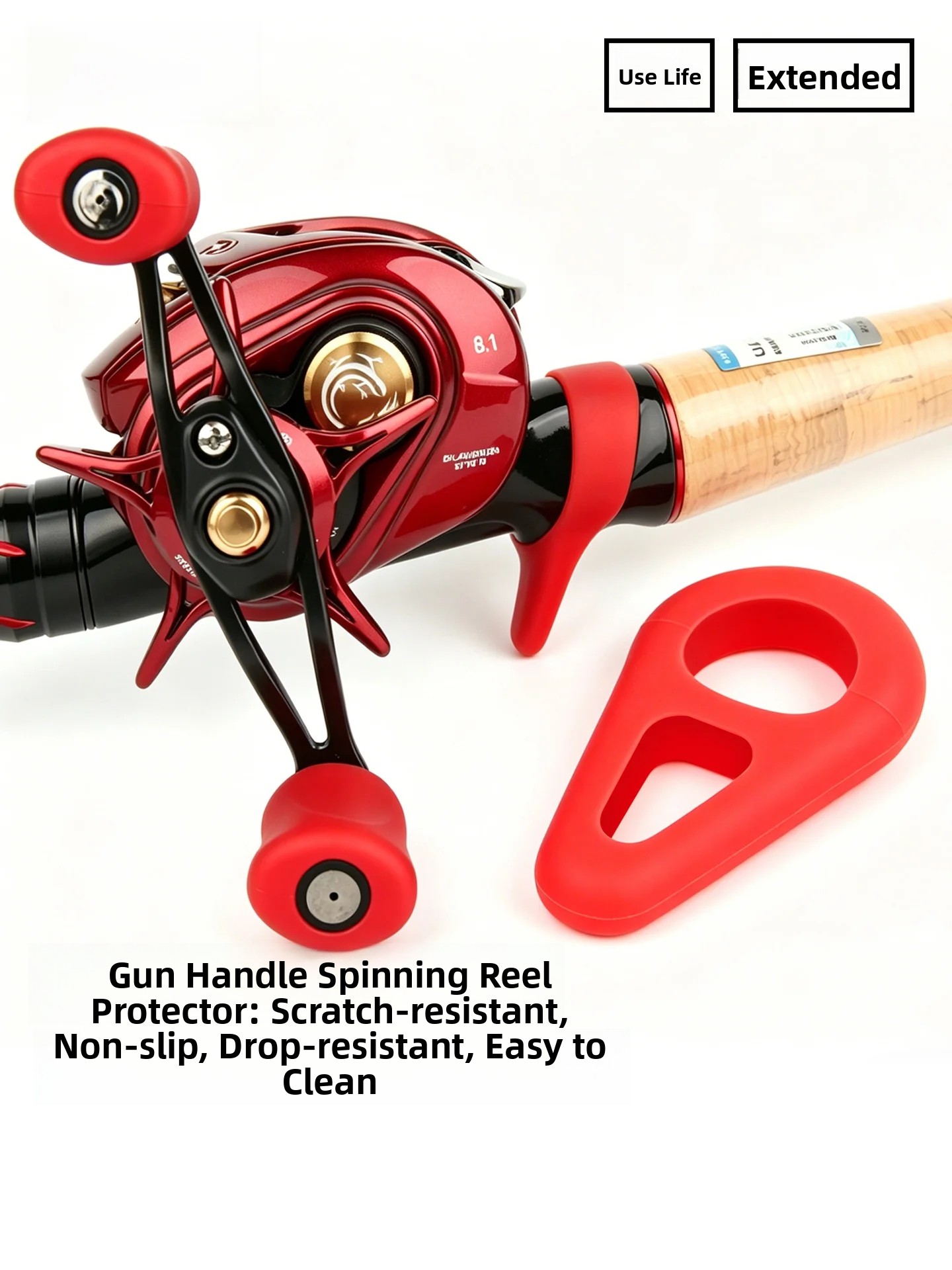 Fishing Lure Accessories - Angelzubehör, Köder, Rute, Auslöser, Schutzhülle, rutschfester