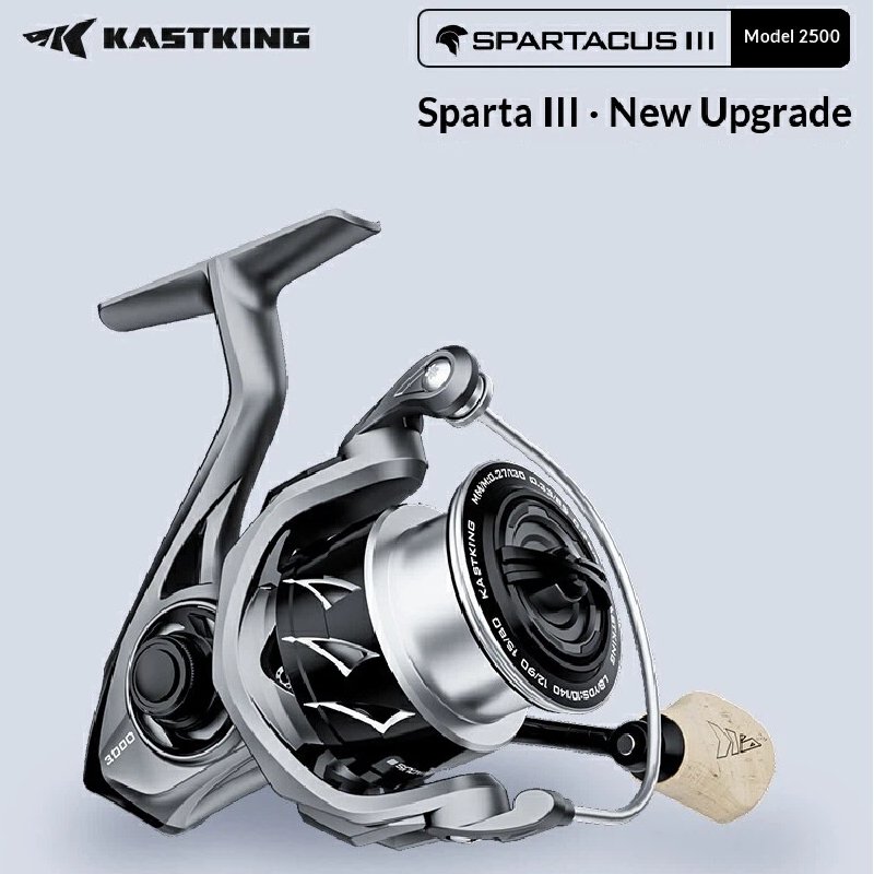 Kastking Reel Zephyr - Kastking Sparta 3 Weitwurf-Spinnrolle mit Flacher