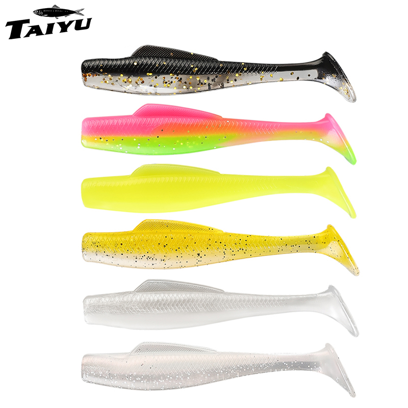 Fishing Lure Soft Plastic - TAIYU Schwimmender T-Tail Headless Fischköder-Set aus