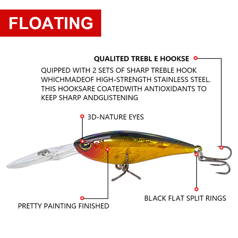 5,8 cm 6,63g Angeln Lockt Schw – Fishing Lure Jerkbait Bewertung und Preis