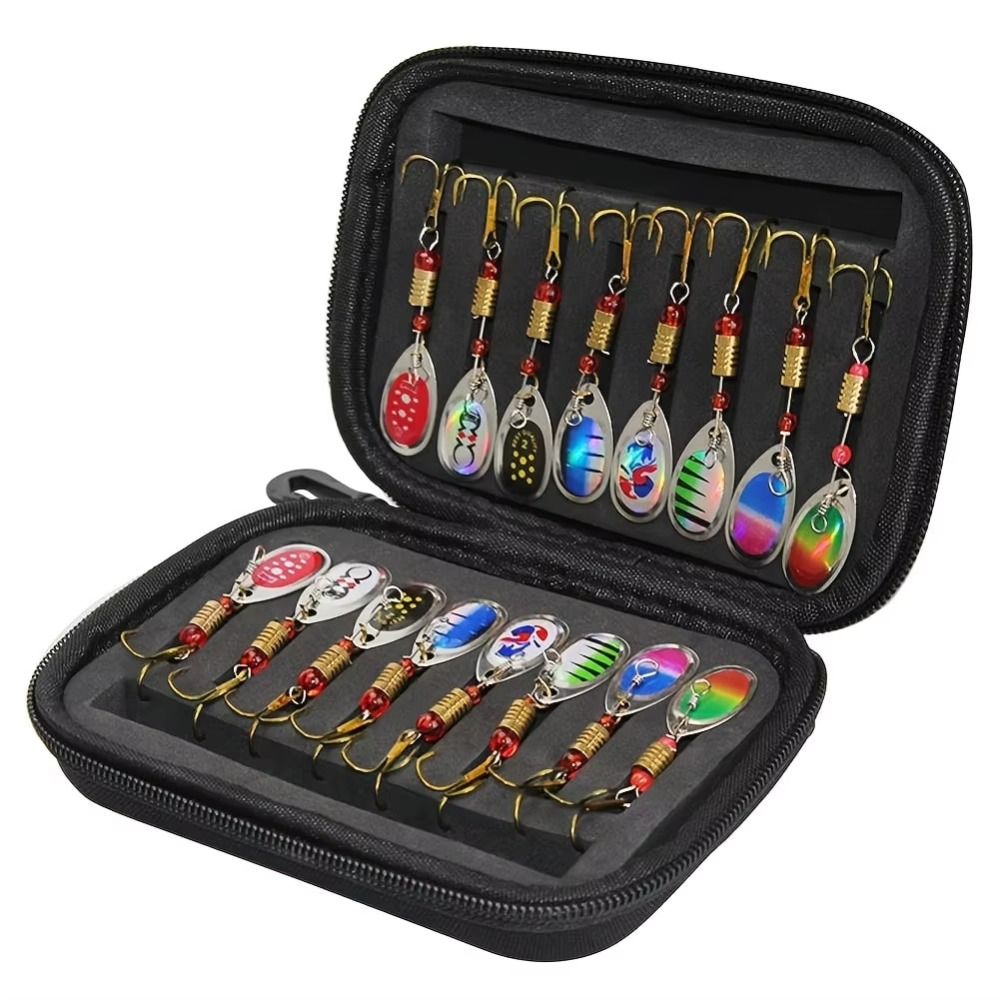 Drehbare Glitzer-Spinner-Angel – Fishing Lure Spinnerbait Bewertung und Preis