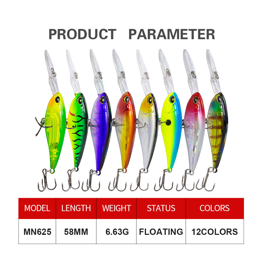 5,8 cm 6,63g Angel köder schwi – Fishing Lure Jerkbait Bewertung und Preis