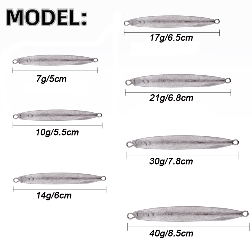 20 stücke Blank Metall Jig Sho – Fishing Lure Spoon Bewertung und Preis