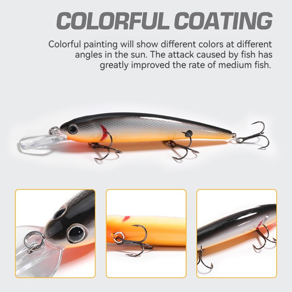 12cm 17g Jerkbait Minnow große – Fishing Lure Jerkbait Bewertung und Preis