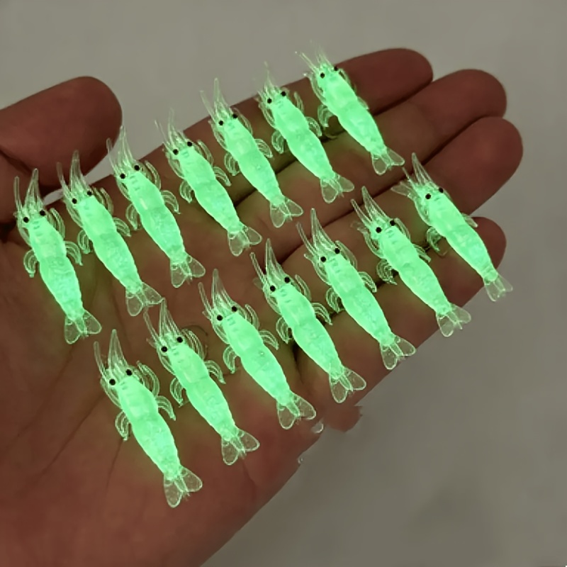 10 Stück leuchtende Garnelen-A – Fishing Lure Soft Plastic Bewertung und Preis